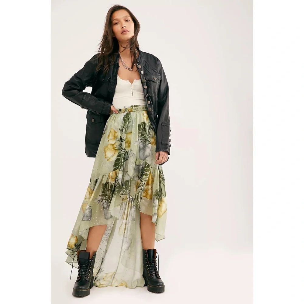 Free People Le Jardin Maxi Skirt